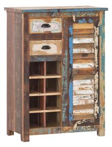 Masívna komoda Wakefield z recyklovaného dreva, lakovaná, viacfarebná – 77×42×108 cm