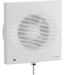 Mexen DXS, kúpeľňový ventilátor so snímačom pohybu, časovačom a lanovým spínačom, priemer 150mm, biela, W9603-150K-00