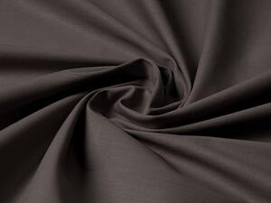 Biante Bavlnené jednofarebné posteľné obliečky Moni MO-041 Tmavo hnedé Jednolôžko 140x200 a 70x90 cm