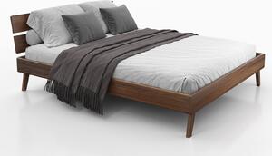 Drevená buková posteľ 160x200 Beskid 02 orech taliansky