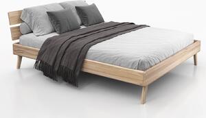 Drevená buková posteľ 140x200 Beskid 02 buk prírodný