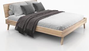 Drevená buková posteľ 180x200 Beskid 03 buk prírodný