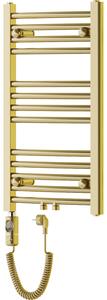 Mexen Ares, elektrické vykurovacie teleso 700 x 400 mm, 300 W, zlatá lesklá, W102-0700-400-2300-50