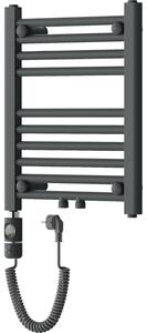 Mexen Mars, elektrické vykurovacie teleso 500 x 400 mm, 300 W, antracitová, W110-0500-400-2300-66