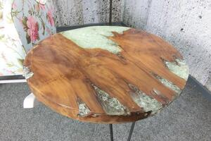 (3080) GLAS HOLZ designový konferenční stolek dřevo/sklo
