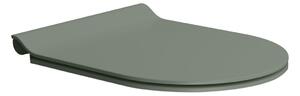 GSI GSI, PURA WC sedátko, SLIM, Soft Close, agave mat/chróm, MS86CSN04