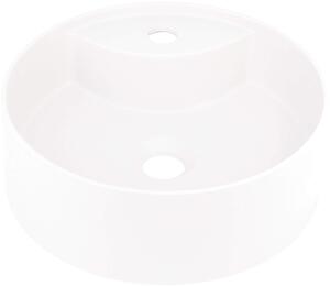 Deante Silia, umývadlo na dosku s otvorom na batériu 360x360x125mm, biela matná, DEA-CQS_AU4B