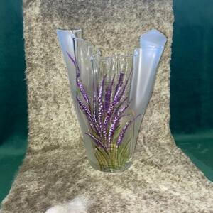 Maľovaná váza levanduľa vlna veľká 2,5l
