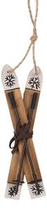 Pendant 5x2x15 Cm Brown Wood - 5*2*15 cm - Clayre & Eef