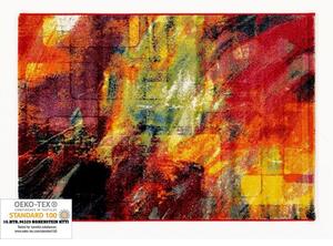 Farebný kusový koberec Happiness New Brush 598 Multicolor Ha 026 0,65 x 1,30 m