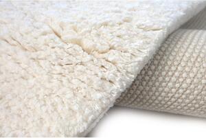 Luxusný biely shaggy koberec Nepal Sky Dream 1,40 x 2,00 m