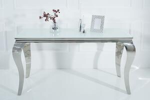 (3267) MODERNO TEMPO luxusný konzolový stolík biely