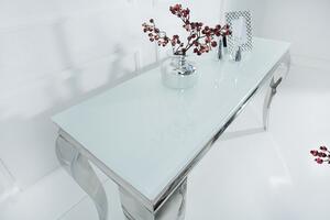 (3267) MODERNO TEMPO luxusný konzolový stolík biely