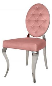 (3264) MODERNO TEMPO luxusná štýlová stolička ružová