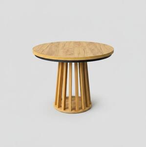 Rozkladací jedálenský stôl NEXUS 100/140x77 cm dub craft/čierna