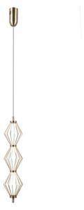 ITALUX PND-34403-3V-HBR - LED závesný luster SEVILLA na lankách LED/15W/230V 3000K zlatý