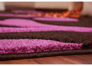 Kusový koberec Olympia čierno-fialový 2,00 x 2,90 m