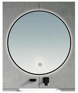 Brilagi - LED kúpeľňové zrkadlo VENA BLACK LED/19W/230V 60 cm IP44 CRI 90 stmievateľné + CCT