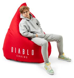 Herné kreslo sedací vak Diablo Chairs, červený