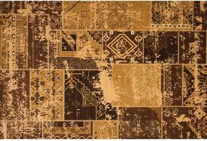 Kusový koberec Patch 201 hnedý 0,80 x 1,50 m