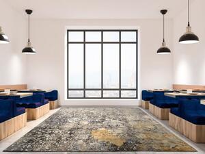 Luxusný 3D koberec Signatur Orimon 461 Charcoal Multicolor 0,70 x 1,36 m