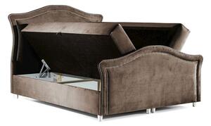 (3375) ANNA luxusná posteľ boxspring 180x200cm bronzová