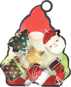 6-dielna sada vykrajovadiel na sušienky Santa