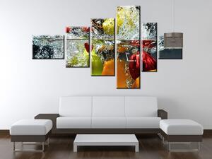 Gario Obraz s hodinami Sladké ovocie Veľkosť: 180 x 100 cm