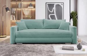 ROZKLADACIA POHOVKA, textil, svetlomodrá MID.YOU - Sedačky, Online Only