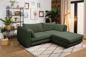 ROHOVÁ SEDAČKA, textil, zelená MID.YOU - Sedačky, Online Only