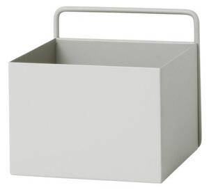 Ferm Living Nástenný box Wall Box Square, light grey