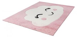 Dopredaj starší model- Detský kusový koberec Obláčik Amigo 328 Pink 1,20 x 1,70 m