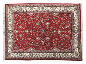 Ručne tkaný indický koberec Ganga 708 Rot 1,40 x 2,00 m
