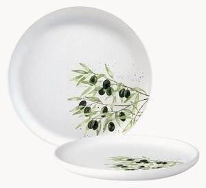 Raňajkový tanier z nového kostného porcelánu Olives