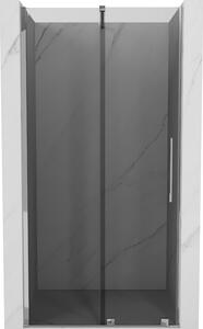 Mexen Velar, posuvné sprchové dvere do otvoru 90 cm, 8mm šedé sklo, chrómová, 871-090-000-41-01