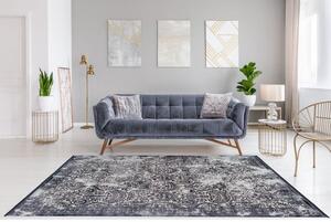 Strieborno modrý moderný koberec Elysee 900 1,20 x 1,70 m