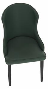 Jedálenská stolička, zelená/čierna, SIRENA
