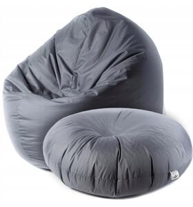 Supplies sedací vak CHILLOUT dvojfunkčný v šedej farbe