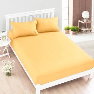 HoD Plachta s gumkou Jersey Žltá Rozmer v cm: 90 x 200
