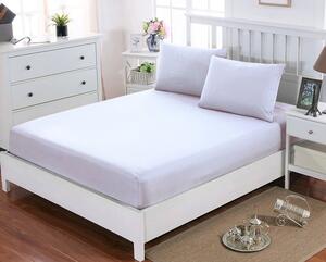 HoD Plachta s gumkou Jersey PLUS Biela Bavlna Rozmer v cm: 140 x 200