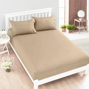 HoD Plachta s gumkou Jersey Cappuccino Rozmer v cm: 90 x 200