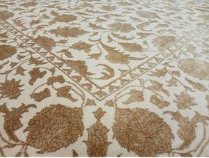 Orientálny koberec Moghul 443 béžový s hodvábom 1,77 x 2,83 m