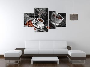 Gario Obraz s hodinami Káva arabica Veľkosť: 120 x 80 cm