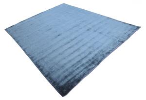 Moderný modrý jednofarebný kusový koberec Handloom 2,40 x 2,90 m