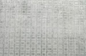 Moderný jednofarebný kusový koberec Handloom strieborno tyrkysový 2,00 x 3,00 m