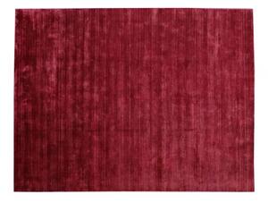 Moderný jednofarebný červený kusový koberec Handloom 2,40 x 2,90 m