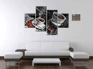Gario Obraz s hodinami Káva arabica Veľkosť: 120 x 80 cm