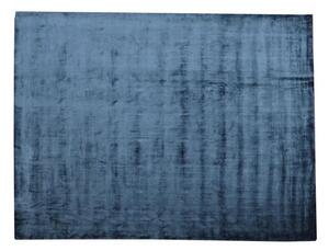 Moderný modrý jednofarebný kusový koberec Handloom 2,40 x 2,90 m