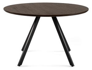 Okrúhly jedálenský stôl v dekore orecha ø 120 cm Rivo – Essentials