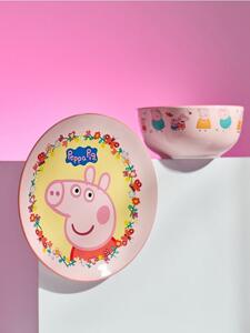 Sinsay - Keramický tanier s potlačou Peppa Pig - viacfarebná